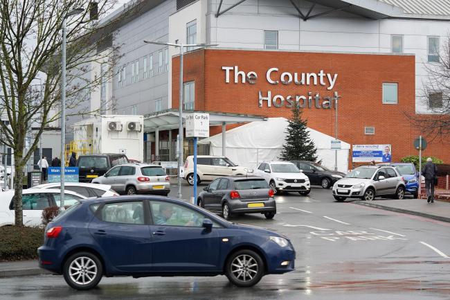 The number of Covid patients at the Wye Valley NHS Trust, which runs Hereford County Hospital, has been rising. Stock picture: Rob Davies