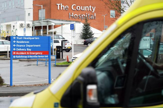 The latest number of Covid patients at the Wye Valley NHS Trust, which runs Hereford County Hospital, has been released. Stock picture: Rob Davies