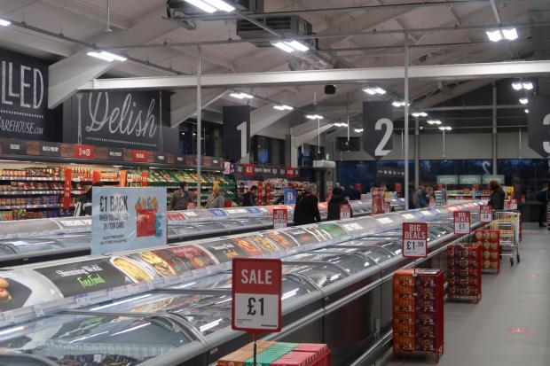 Hereford Times: Inside Weymouth's new Food Warehouse. Picture: Dorset Echo