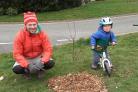 Tree guardians planting a 'food forest' in Machynlleth