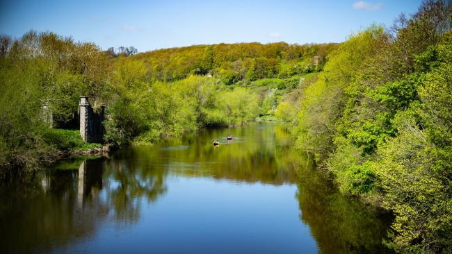The river Wye at Whitney-on-Wye. Picture: Mark Hemming