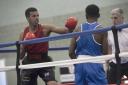 Othman 'Habibi' Said in action during his fight which he narrowly lost