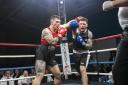George Masters (South Wye) against Rhys Watkins (Pontypool Boxing Club) was named best bout of the evening. Picture: Gerry Matthews