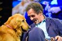 Monty Don and his golden retriever Nigel, who died three years ago. Now he is celebrating the birthday of another of his dogs, Nellie