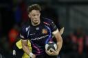Jonny Hill of Exeter Chiefs on the break - Photo mandatory by-line: Phil Mingo/Pinnacle - Tel: +44(0)1363 881025 - Mobile:0797 1270 681 - 15/01/2017 - SPORT - Rugby - European Champions Cup - Exeter Chiefs v Ulster Rugby, Sandy Park, Exeter, Devon.