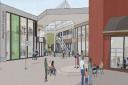 An artist's impression of how a revamped Maylord Shopping Centre could look