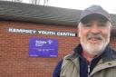 PLEASED: Cllr Martin Allen on plans to install CCTV  near to the centre