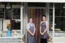 Small Farms Butchers owner Lauren Boarer, left, with shop manager Becky Hughes