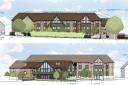 Front and rear views of the proposed care home in Colwall Stone