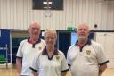 The winning Ross-on-Wye team (l-r): Les Williams, Elaine George, Peter Wright