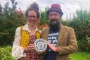 Tom Tibbits and Lydia Crimp from Artistraw Cider have been recognised in a national cider competition.