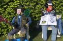 Famous faces on show on the Shobdon Scarecrow Trail.     Picture courtesy of Pearl Lake Country Holiday Park
