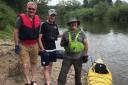 Steve Ennis, Chris Roff & Mark Stancer have kayaked 85 miles down the River Wye to raise money in memory of Nigel Roff, who recently passed away from cancer.