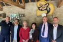 Sir Bill Wiggin and Jo Hilditch with Taiwanese ambassador Kelly Wu-Chiao Hsieh and his wife Linda at Weston's Cider Picture: Weston's Cider