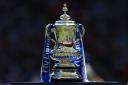 General view of the FA Cup trophy.