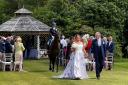 Herefordshire couple Paul Boyles and Kay Clark had their horse Erik as best man and took him on their honeymoon on the Herefordshire border