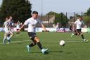 Ryan McLean in action for Hereford. Picture: Steve Niblett/Hereford FC