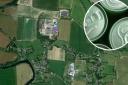 Aerial view of the proposed canning plant\'s location. Picture: Google