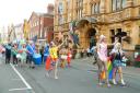 A procession takes place through the streets of Hereford during last year's River Carnival. Picture: Belinda Olsen/Hereford Times Camera Club