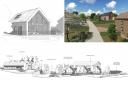 Illustrations of how the Caerwendy Farm development will look.