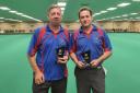 John Mills (left) and Anthony Rogers (Woolhope) following their most recent success at a tournament in Gloucester