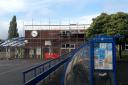 Hampton Dene Primary School, where asbestos removal work is ongoing.