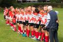 A minute of silence was held before Hereford's win over Whitchurch. Picture: Wildcat Photography