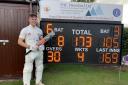 Luke Powell hit a century as Burghill, Tillington and Weobley took victory and promotion