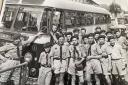 Hereford 6th Scout Group before departing for the Channel Islands in the summer of 1960.