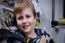 Logan Kelly, 10, has been diagnosed with an incurable brain tumour