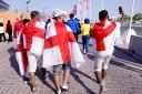 England fans ahead of the FIFA World Cup Group B match at the Khalifa International Stadium, Doha. Picture: Adam Davy/PA Wire