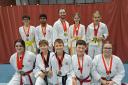 Hereford Taekwondo members at the Welsh Closed Championship