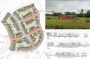 Layout and designs of the proposed houses, the latest phase of the St Mary's Garden Village development