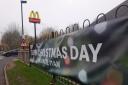 Belmont Road's McDonald's will be open on Christmas morning. Picture: Rob Davies