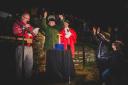 Michael Morpurgo turned on Hay-on-Wye Christmas lights