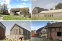 Views of the current barn and cottage at Mosewick Farm, and the plans to bring them back into use