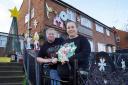 Paul and Megan Baker are lighting up their home in Bannut Tree, Bromyard