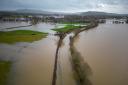 Flooding has closed the A438 at Letton