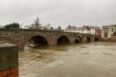 Flood alerts are in place for Herefordshire, including on the Wye