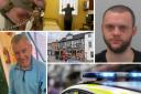 David Furnell (bottom left) was jailed for stalking, and Joshua Newbury (top right) was jailed for breaching his criminal behaviour order