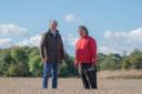 Clarkson's Farm, pictured are Charlie and Gerald from the series, has helped the farming industry, county farmers say. Picture: Amazon Studios