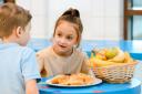 children with healthy food
