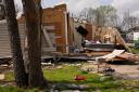 Debris covers the ground in Rolling Fork, Miss., Friday, March 31, 2023, after a deadly tornado and severe storm moved through the area. (AP Photo/Carolyn Kaster)