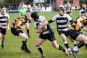 Luctonians man of the match at Newport and try scorer Josh Watkins in action. Picture: Nigel Mee