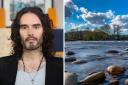 Controversial comedian Russell Brand starts three-day spiritual river Wye event