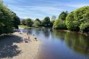 Swimmers in Ilkley will be able to get up-to-date information about the River Wharfe (pictured)
