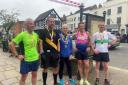 Some of the runners who took part in the Mayor's mile