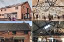 what the stables block at Holme Lacy could look like, and how it looks now