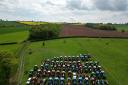 A tractor run was held in memory of Dave Reeves