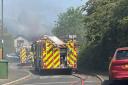 Latest updates: fire crews battle blaze in Hereford street